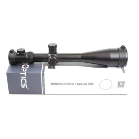 Preowned TSP Vector Optics Minotaur 12-60x60 Gen II Illuminated DOT SFP VETD-LR 1/8 MOA 34mm Rifle Scope  - SOG34