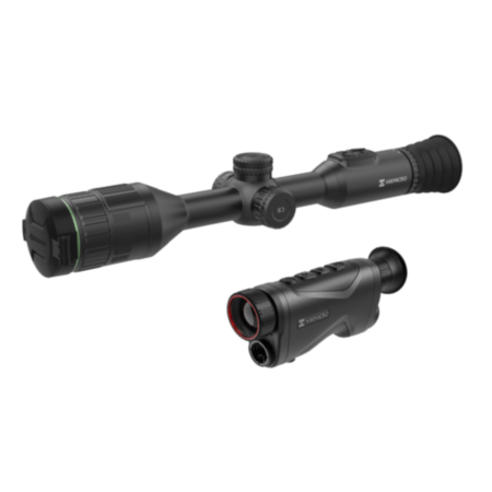 **BUNDLE** HIKMICRO Alpex A50E 4K UHD Sensor Non-LRF Digital Day & Night Rifle Scope + HIKMICRO Condor CH35L 35mm LRF 384x288 12µm <20mK Thermal Monocular