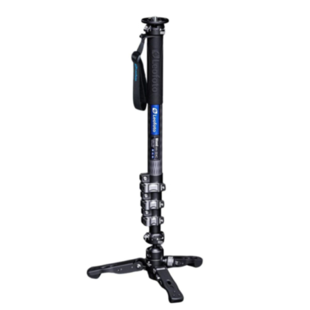 Leofoto MV-324C Wan Pro Flip Lock Carbon Fibre Monopod - Max Load 10kg, 600mm to 1500mm