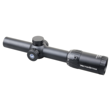 Vector Optics Constantine 1-10x24 SFP Illuminated Fiber Dot 30mm Rifle Scope with Free Picatinny Rings